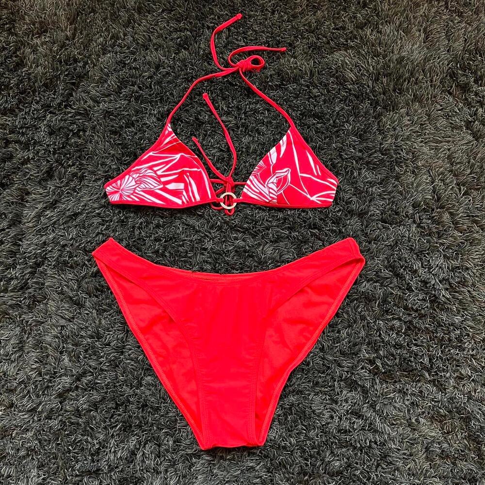 Red Mismatched bikini